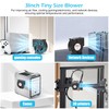 Wathai 75mm x 30mm 12V Blower Cooling Fan Dual Ball