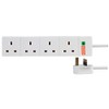 Pro Elec 9988S-5 m 4 Gang Surge Protected Extension Lead,