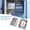 IP65 Electrical Distribution Box 63A RCD with 3 MCBs 6A