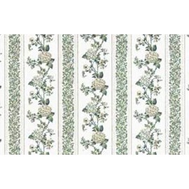 Dollhouse Miniature Wallpaper, Kismet Stripe (White), 3 pc #MG206D24