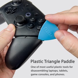 HowFixit Opening Pry Tools Kit with ESD Spudgers, Anti-Static Brush, Metal Spudger for Disassembling and Repair Laptop, Game Console, Computer