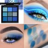 Blue Eyeshadow Palette Royal Blue Eye Shadows Palette For Women,