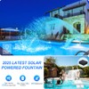 Pool Fountain with Lights for Above and Inground Pools, Dual-Layer