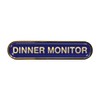 Capricornone Dinner Monitor Blue Gel Domed School Bar Badge