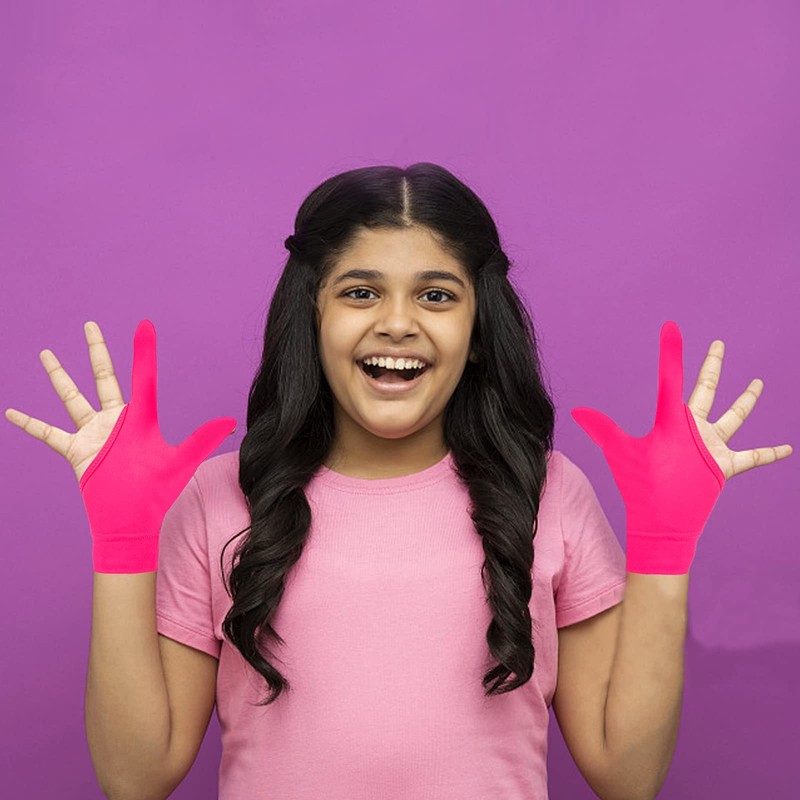 4 Pcs Thumb Sucking Guard Gloves for Kids Ages 5-13