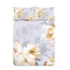 Catherine Lansfield Dramatic Floral Easy Care Single Duvet Set Ochre