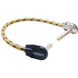 Sommer 25 cm Classic Vintage Pancake FX Link Patch Lead Guitar Effects - Yellow