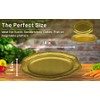 Sunrise Packaging Oval Aluminium Foil Platter [14” x 9.5”] Large