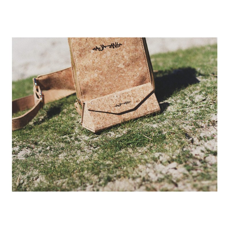 MAJAJANTA® Clique Cork Glasses Case Vegan Leather Alternative Sunglasses Magnetic