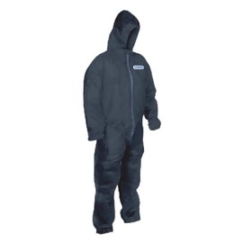 Ultra Health Combat PP Polypropylene Disposable PPE Coverall, Elastic, Chemical Protection, Breathable, Water Resistant, Painters Suit, Unisex, Medical, Cleaning, Asbestos, Industrial (Navy Blue, 2XL)