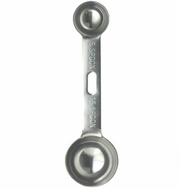 Nagao Tsubame Sanjo Ultra-thick Double Measuring Spoon 5cc 15cc 18-8 Stainless Steel Made in Japan