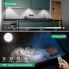 LED Closet Wireless Motion Sensor Step Lights, USB Rechargeable Battery
