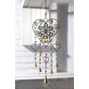 Namaste Heart and Glass Bead Wind Chime - Fair Trade