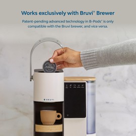 Mulholland Roasters | Causu Espresso B-Pods | Only Compatible with Bruvi Single-Serve Coffee Brewer | Includes 60 Pods