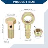 Hihaha Banjo Hose Barb Bolt Fitting/for Car/Metal / 2 Set