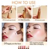 POPMISOLER 6pcs Silky Cream Contour Wand Set, Blendable Liquid Highlighter