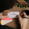 Essential 1000 Blue Double RaffleTickets Roll, Raffle Tickets Printable for
