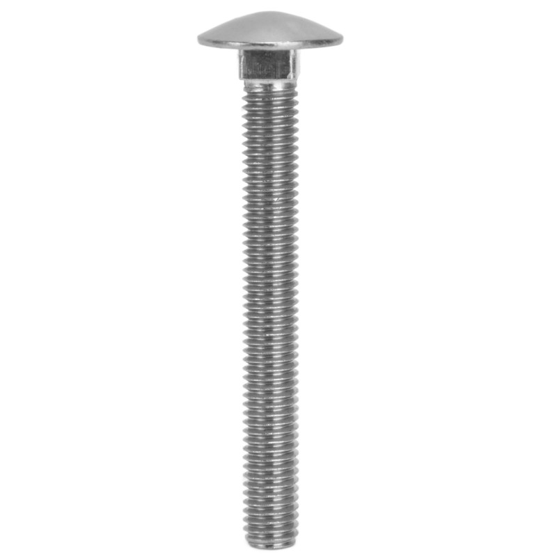 30Pcs M8x1.25 Screw Bolt A2 Stainless Steel Cup Square Coarse