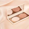 MASQMAI Duo Eye Shadow Two Tone Light and Tan