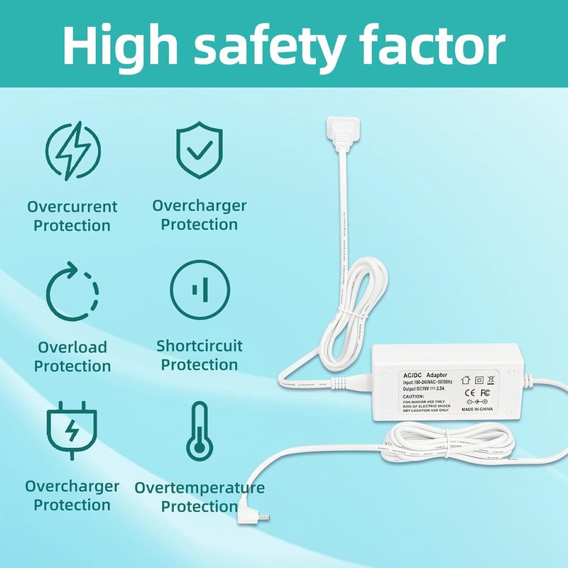 lojiraz 18V Charger Power Cord for Cricut Joy Smart Cutting