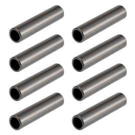 The Lord of the Tools 500Pcs Single Barrel Crimp Sleeves Fishing Line Crimp Sleeves for Sea Fishing Bait Fishing Tackle Marine Fish Barracuda 1.2x8mm Black