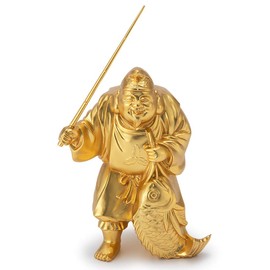 Butsudanya Takita Shoten Buddha Statue Kaiyun Seven Lucky Gods Ebisu (Height 3.3 x Width 2.4 inches (8.3 cm) x Width 2.4 inches (6 cm) (by Makita Shuun) ◆ Prosperous Business, Good Luck, Good Luck,
