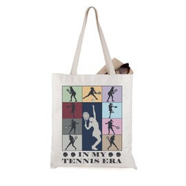 WCGXKO Tennis Girls Gift Tennis Player Sports Bag Casual Tote Bag (T-TennisEra)