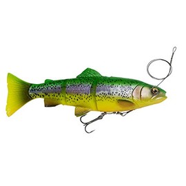Savage Gear 4D Line Thru Trout Rubber Fish Firetrout Length / Weight / Swimming Behavior 20 cm / 93 g / Slow Sinking