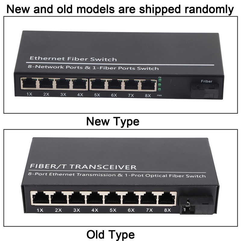 Ethernet Media Converter Dual Interface RJ45 10 / 100 /