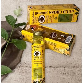 alanroger LOT THAI HERBAL GOLD CROSS YELLOW OIL 24 ml. 3pack