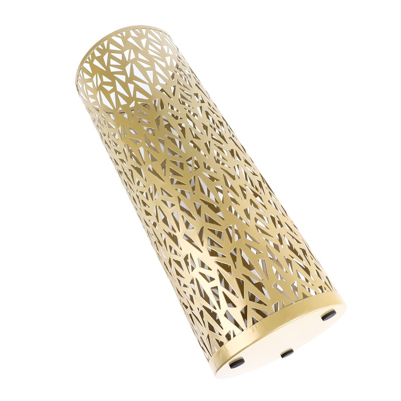 Umbrella Stand Rack for Entryway Metal Hollowed Freestanding Round Umbrella