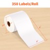 JADENS JADENS 4x6 Thermal Labels - 350 Labels, Compatible with Rollo, Brother, Zebra and Most Thermal Printer, Perforated, Commercial Grade, Doesn't Compatible with Dymo