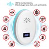 BEIJIXI Ultrasonic Pest Mouse Repeller,4 Pack Upgraded Spider Repellent Indoor,Electronic