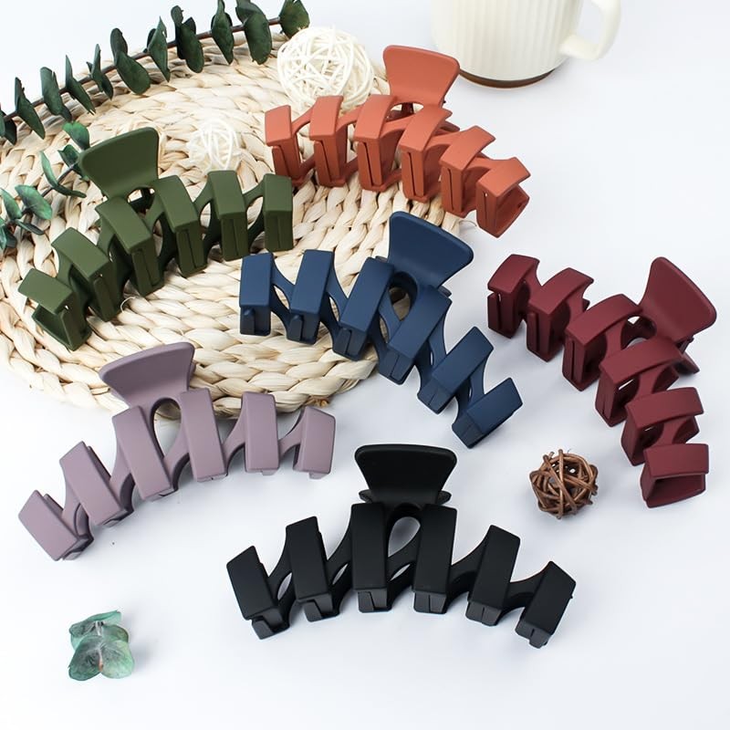 [ナカノヤ] NAKANOYA バンスクリップ 1個 プラスチック 樹脂 ヘアクロー バンス ジッケピン ヘアクリップ