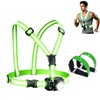 eefaYIYIFA LED Reflective Running Vest, 2-Piece Rechargeable LED Armband Set,