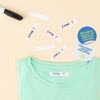 Writable Iron On Clothing Labels, Washer & Dryer Safe (Pack