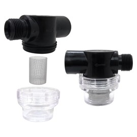 Life Girl Star Water Pump Strainer Filter Replacement Kit Fit for WFCO Pumps, 1/2 inch NPSM Inlet Outlet Pipe Strainer RV Fit for Shurflo Pumps, Pack of 2