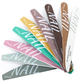 XEAOHESY 9 Pieces Nail Files and Buffers Nail Files for Natural Nails Nail Buffer and Shine Kit 100/180 Grit Finger Nail File Set for Women