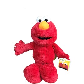 Sesame Street - Plush Elmo (red) 11"/28cm sitting and 15"/40cm standing - Quality super soft