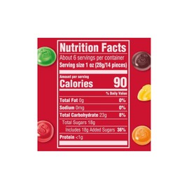 Original Bite Size Gummy Candy Bundle - Assorted Flavors - Strawberry, Lemon, Orange, Grape, and Green Apple - 5.8 Ounces (6 Pack) - By Litezout