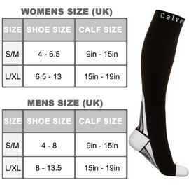 (2 Pairs)Compression Socks / Stockings for Men & Women,Speed Up Recovery BEST Graduated Athletic Fit for Travel, Running, Nurses,Shin Splints, Flight & Maternity Pregnancy. Boost Stamina, Circulation