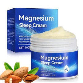 Magnesium Soothing Sleep Cream,Hydrating Body Cream for Women & Men,Skin Tightening Cream Body,Soothing Sleep Butter,Face & Body,Body Cream for Very Dry Skin,Sleeping Cream for Night,Skin Moisturizier