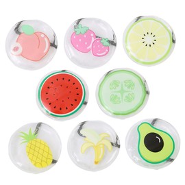 Baluue 8pcs Fruit Pattern Eye Cooling Packs Sleep Helper Cooling Eye Pads Gel Material