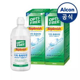 Opti-Free 옵티프리 렌즈세척액 리플레니시 420ml 2개 Optifree Lens Cleaning Solution Refill 420ml 2pcs
