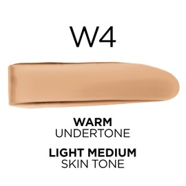 L'Oreal Paris True Match Super-Blendable Foundation, Medium Coverage Liquid Foundation Makeup, W4, Light Medium, 1 Fl Oz