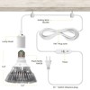 SpeePlant LED Grow Light Bulbs, Hanging Grow Lights for Indoor