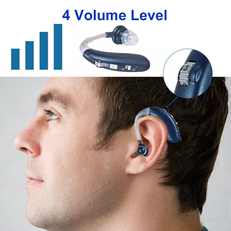 JahyElec Rechargeable Digital Hearing Aid Aids Behind the Ear BTE