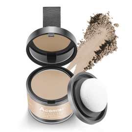 Acomler Instantly Root Cover Up Hairline Shadow Powder,Root Touch Up Hair Powder,Medium Blonde for Thinning Hair, Grey Hair Coverage for Women Men with Eyebrows,Beard Line,Bald Spots (Medium Blonde)