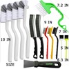 13Pcs Small Cleaning Brush Set, Hard Bristle Crevice Cleaning Brush,