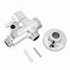 Shower Diverter Valve, G1/2 Wall Mounted Round Copper Bathroom Brass